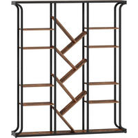 BÜCHERREGAL Baumform Vintage Braun-Schwarz 24 x 156 x 180 cm - Braun, Metall (156/180/24cm)
