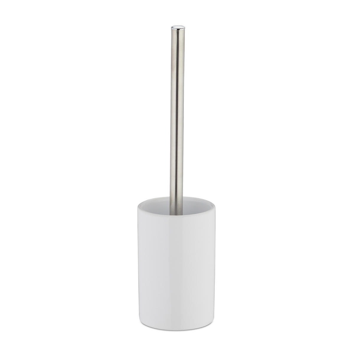 WC-GARNITUR - Weiß, Keramik/Kunststoff (9.5/36/9.5cm) - Relaxdays