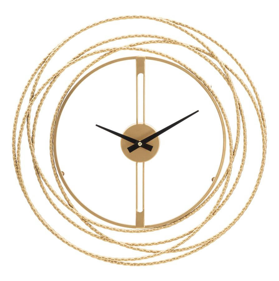 Mauro Ferretti Wanduhr Gold 50x50x4 cm