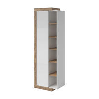 SKŘÍŇ 1DVEŘOVÁ Azior Bílá a dřevo - bílá, kompozitní dřevo (67/200/40cm) - Petits-meubles