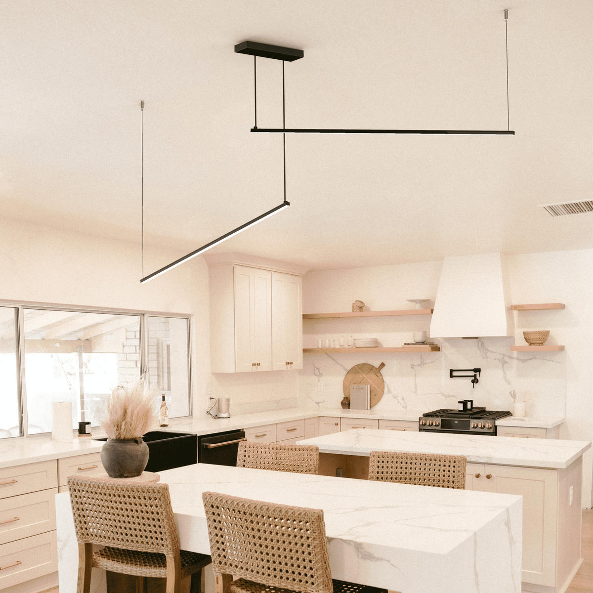 LED-HÄNGELEUCHTE - Schwarz Hochglanz, Metall (2/100/2cm) - Lumicom