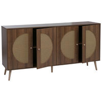 STRANSKA OMARA Rjava - rjava, les (160/80/40cm) - MCW