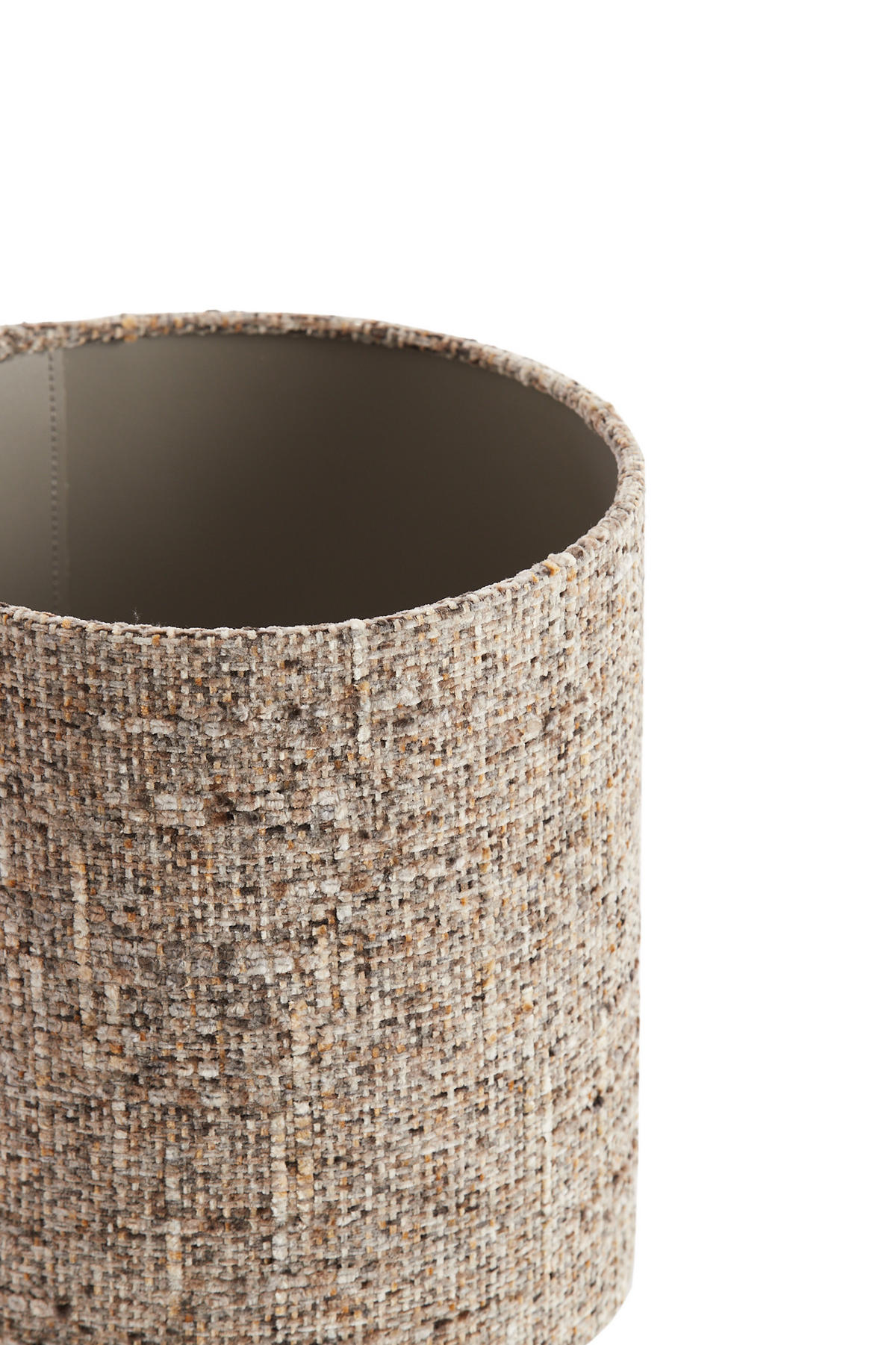 LAMPENSCHIRM Osire Grau 25/25/27 cm - Grau, Textil (25/25/27cm) - Light & Living