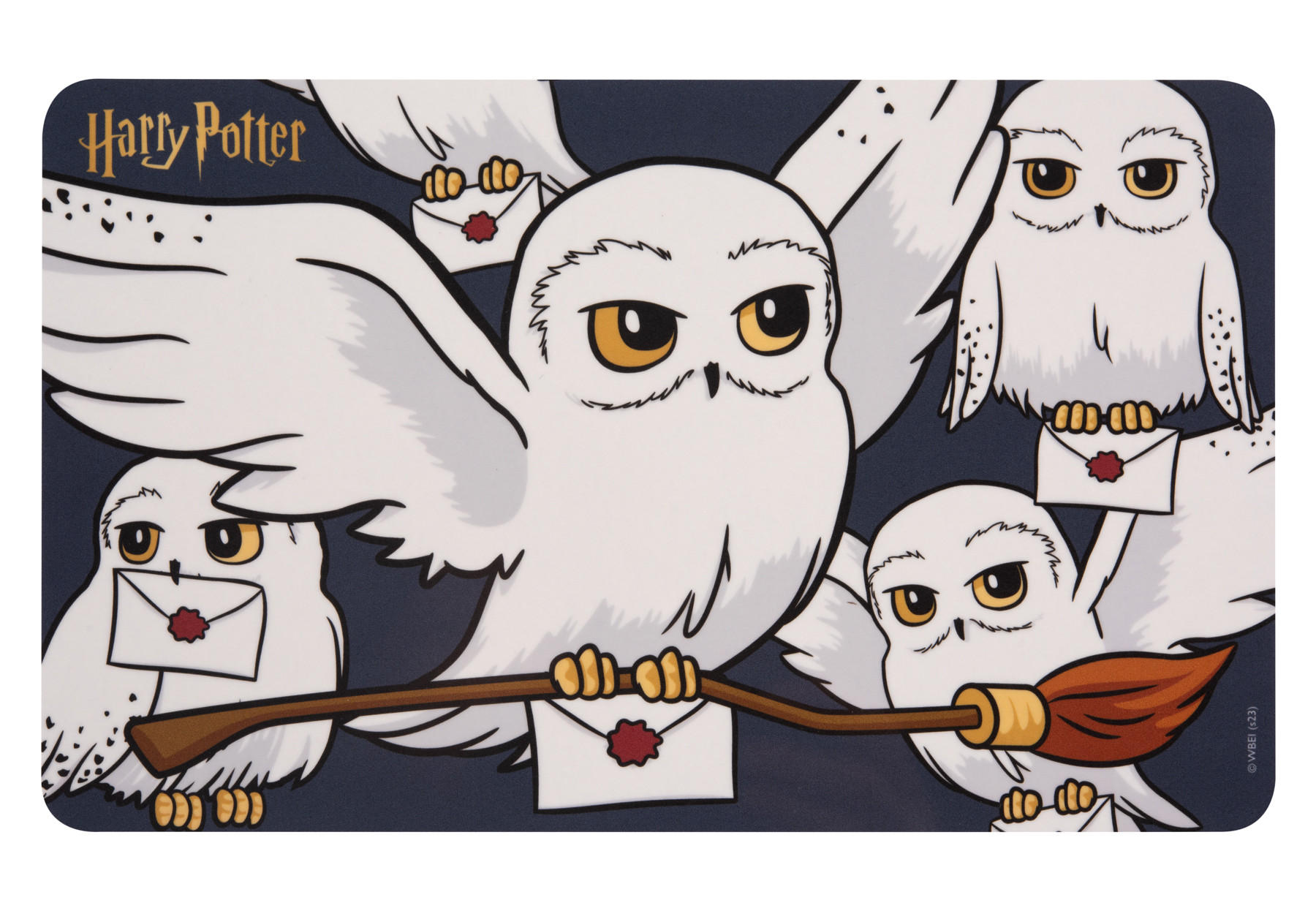 BRETTCHEN Harry Potter Hedwig Schwarz 14,5 x 23,5 cm - Multicolor, Kunststoff (14.5/23.5cm) - United Labels