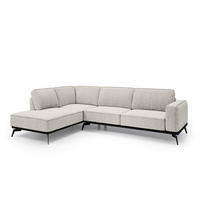 ECKSOFA Rosalia Creme - Creme, Textil (293/90/200cm) - Pillovely