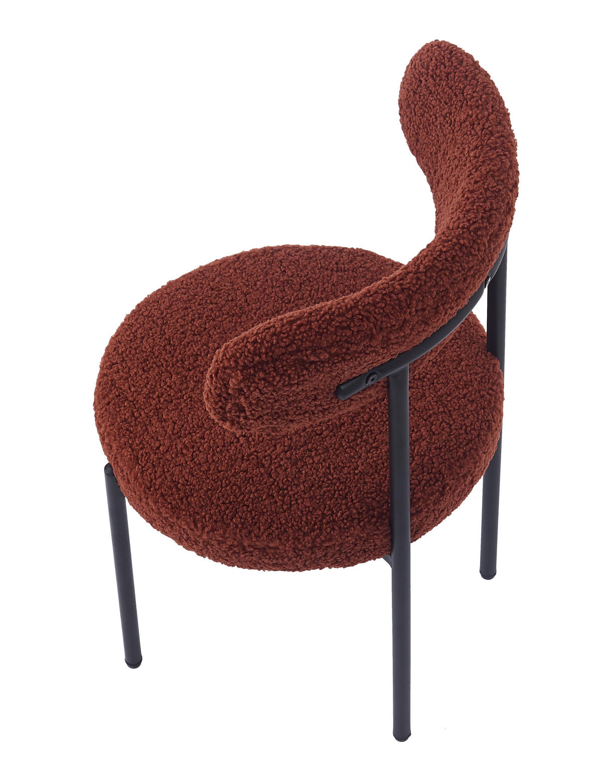 STUHL 2er-Set Wolle Terrakotta - Terra cotta, Textil (47/79/48cm) - Nordlys