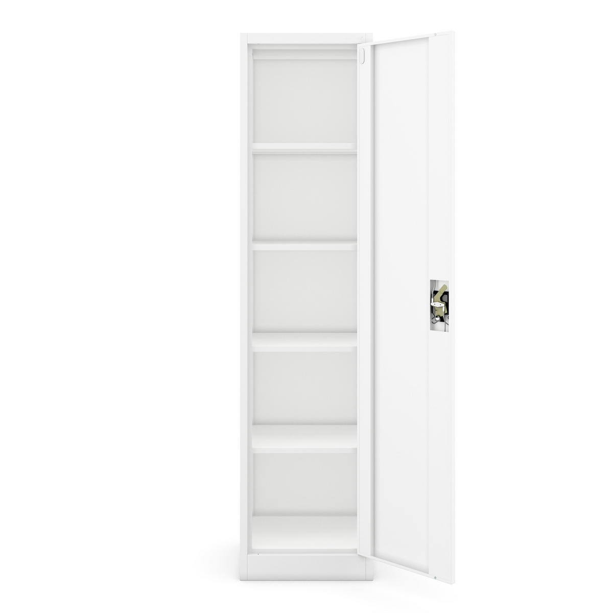 AKTENSCHRANK ALEX - Weiß, Metall (45/185/40cm) - Jan Nowak