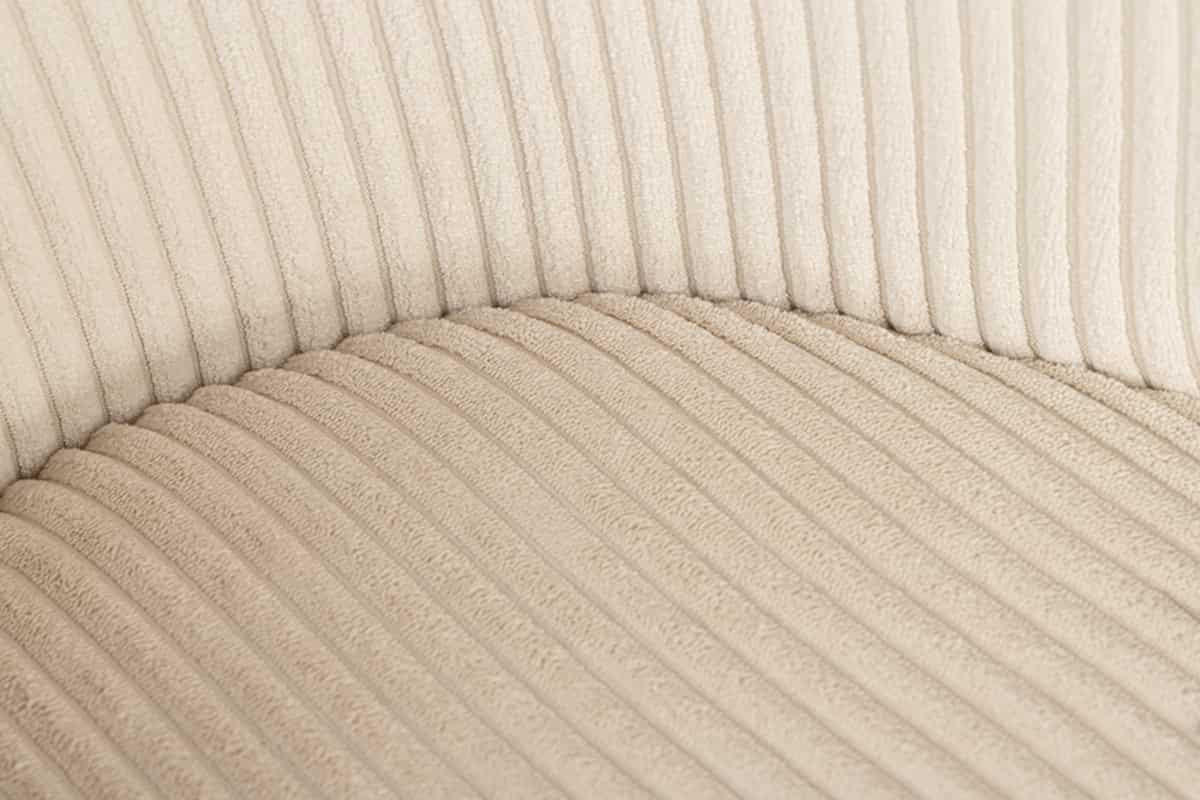 STUHL LYON Cord Beige 75 cm - Beige/Schwarz, Textil/Metall (54/75/58cm) - riess-ambiente