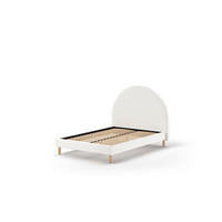 POLSTERBETT Karlotta 147x132x212 aus Holzwerkstoff in Weiß - Weiß, Holzwerkstoff (140/200cm) - 58aufmkessel