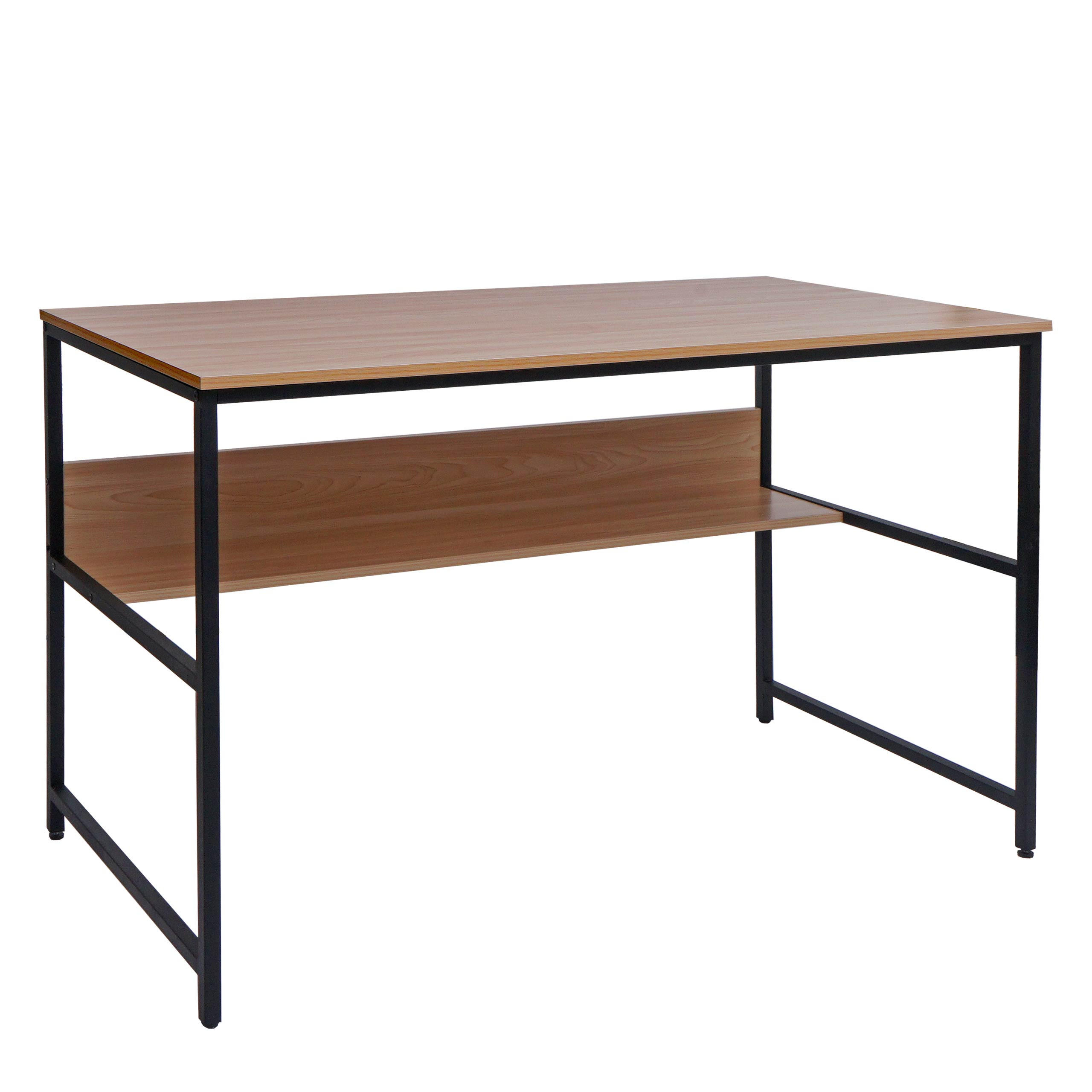 SCHREIBTISCH rechteckig Braun - Braun, Metall (60/120/78cm) - MCW
