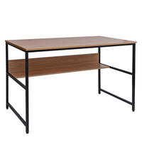 SCHREIBTISCH rechteckig Braun - Braun, Metall (60/120/78cm) - MCW