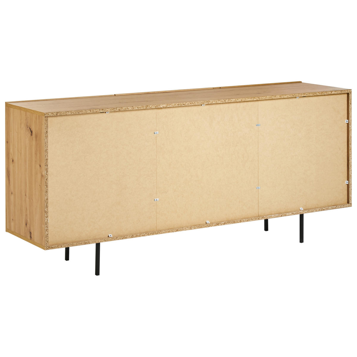 SIDEBOARD se 2 dveřmi Světle hnědý Kenora - hnědá, kompozitní dřevo (163/72/41cm) - Beliani