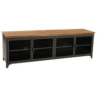 SIDEBOARD 161x41x51 cm - Schwarz, Metall (161/50/41cm) - Wanderlust