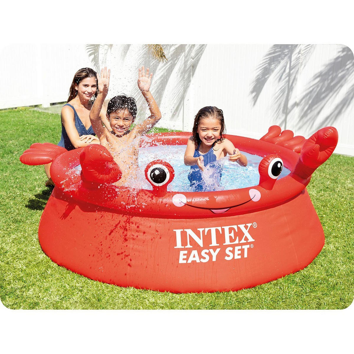 QUICK-UP POOL Krabbe 183 x 51 cm - 26100 - Rot, Textil (183/51cm)