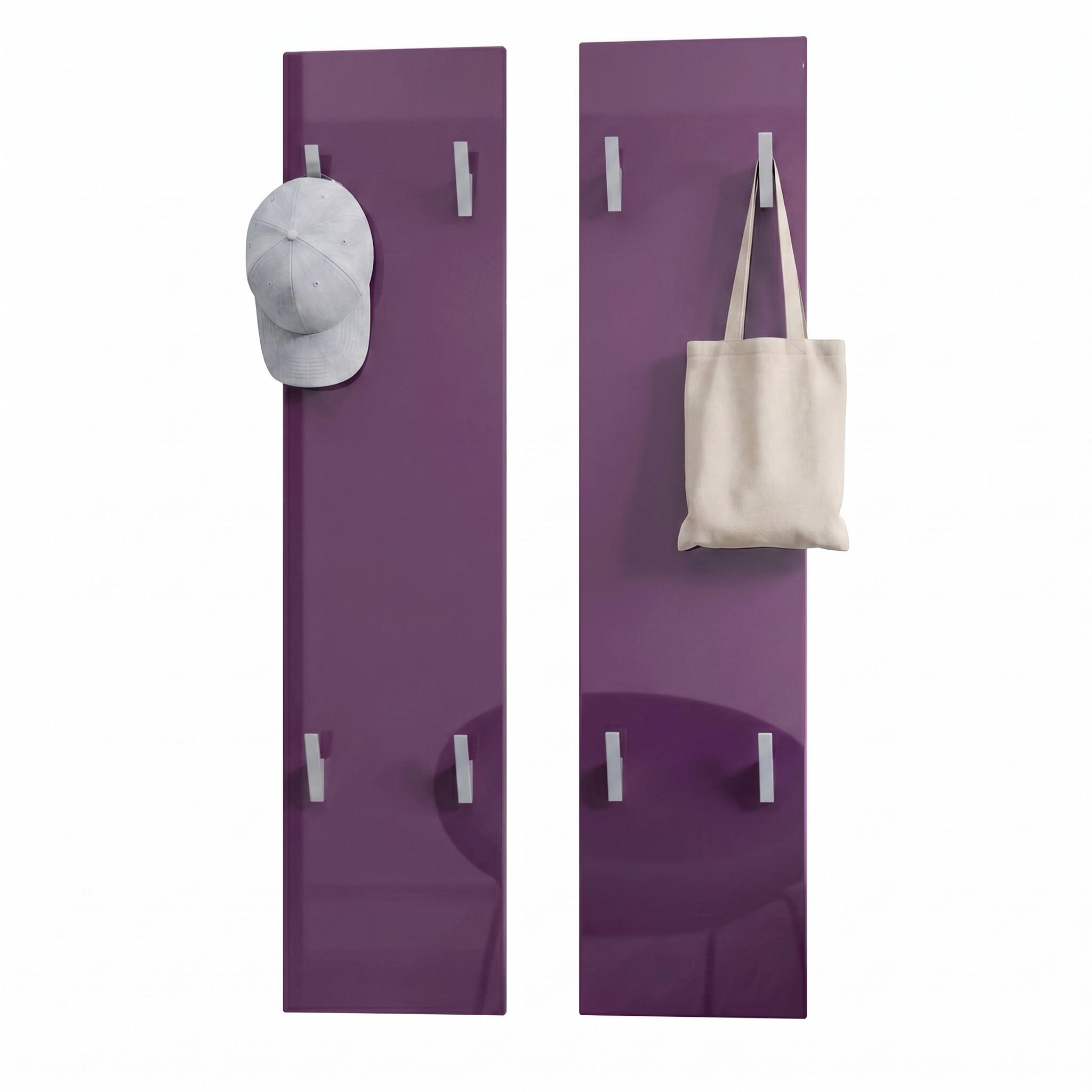 Vladon Garderobenpaneel Brombeere 120x28x2 cm