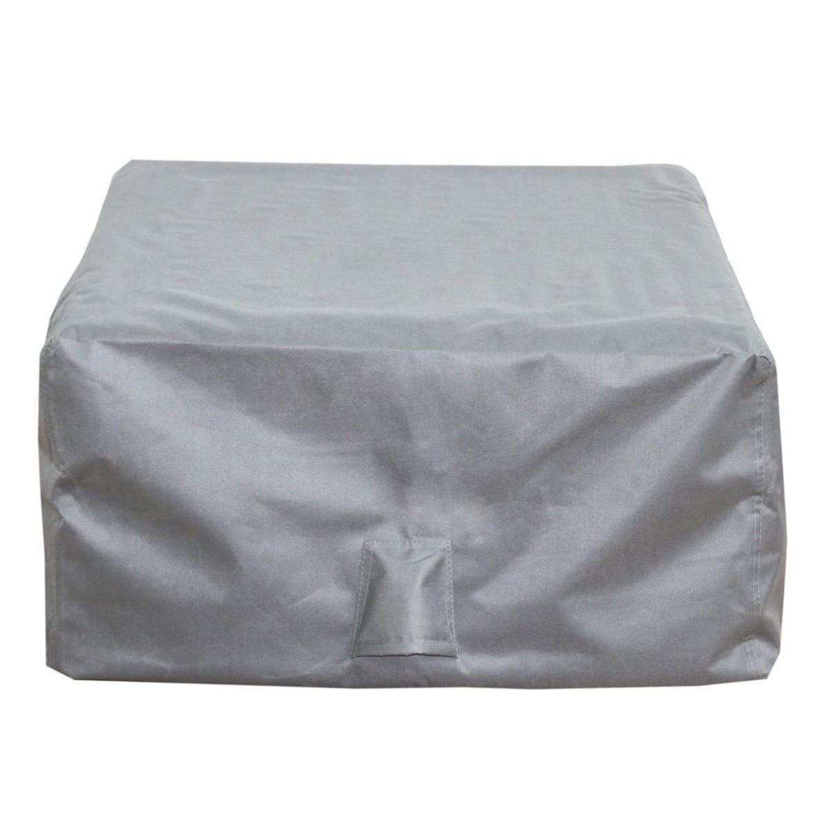 SCHUTZHÜLLE Abdeckung Garten-Lounge Tisch/Hocker B 68 x T 68 x H 30cm - Grau, Textil (68/30/68cm) - Supellex