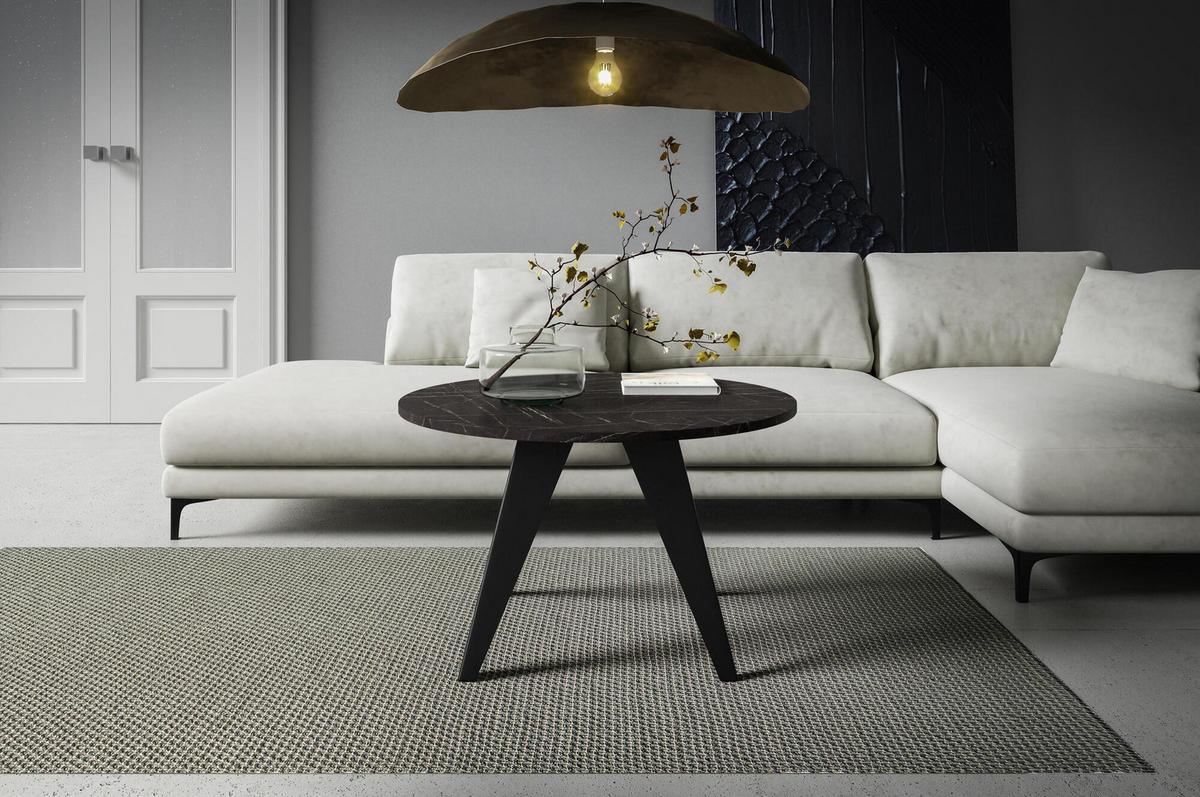 COUCHTISCH FARE Schwarz 75x75x50 cm - Schwarz, Holzwerkstoff (75/75/50cm) - FURNLUX