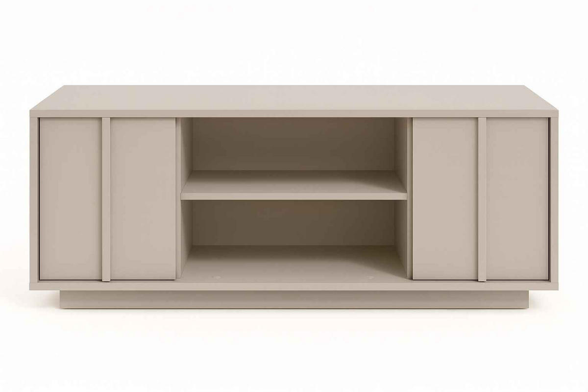 LOWBOARD PIANO 160/54/40,5 cm, Kaschmir - Kaschmir, Holzwerkstoff (160/54/40.5cm) - MASSENO