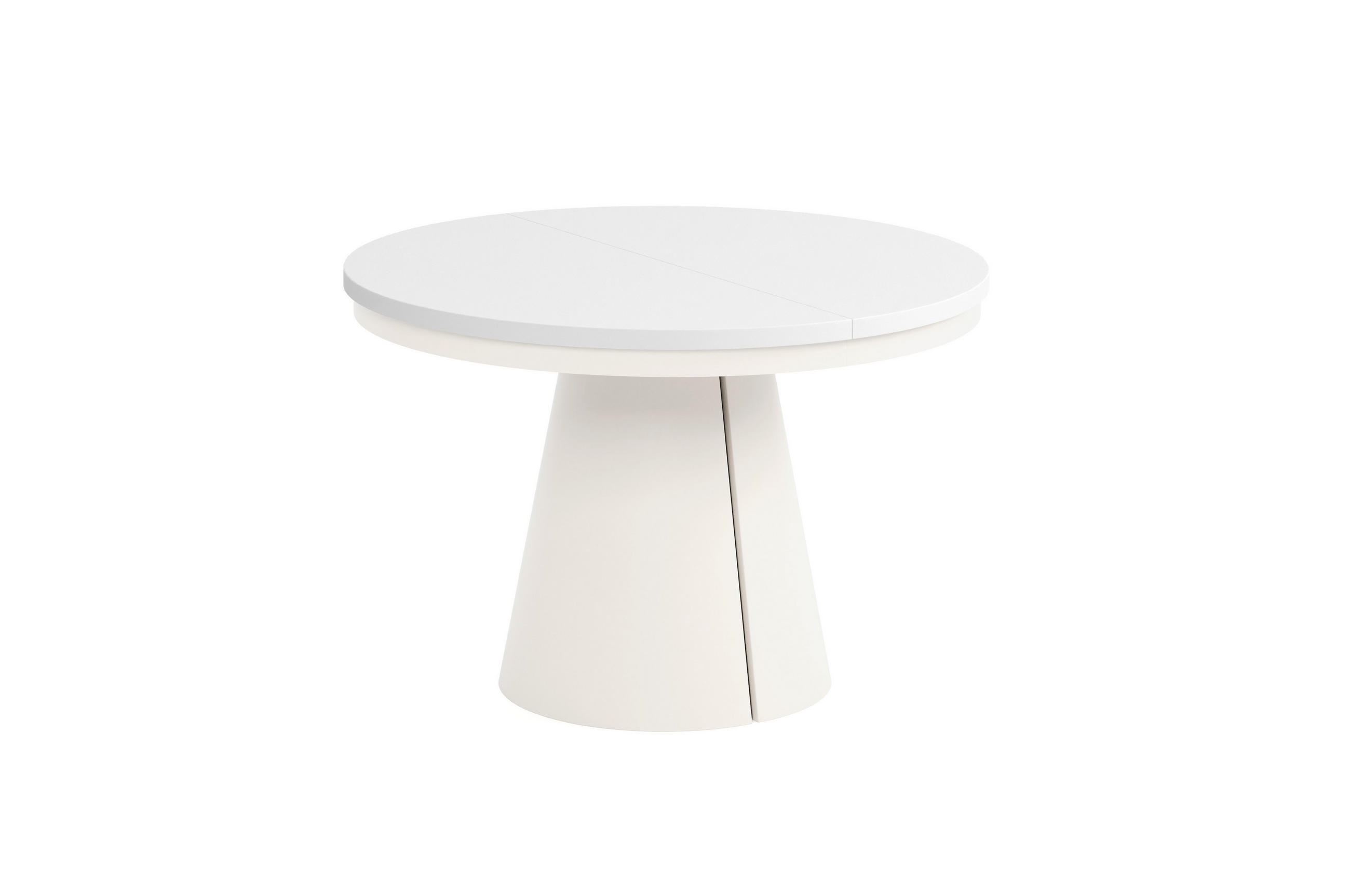 ESSTISCH CALMA Bis - Kaschmir/Beige, Holzwerkstoff/Metall (120/120/76cm) - Meblini