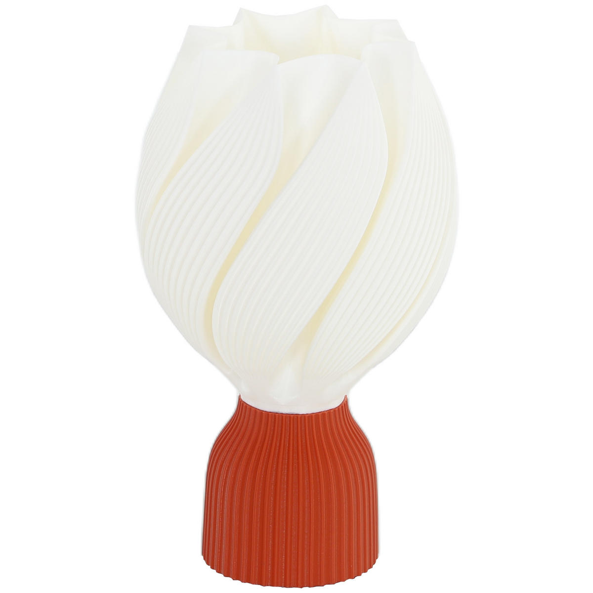 TISCHLAMPE LED 3D-Druck Weiß - Weiß, Kunststoff (16.5/16.5/28cm) - HOMCOM