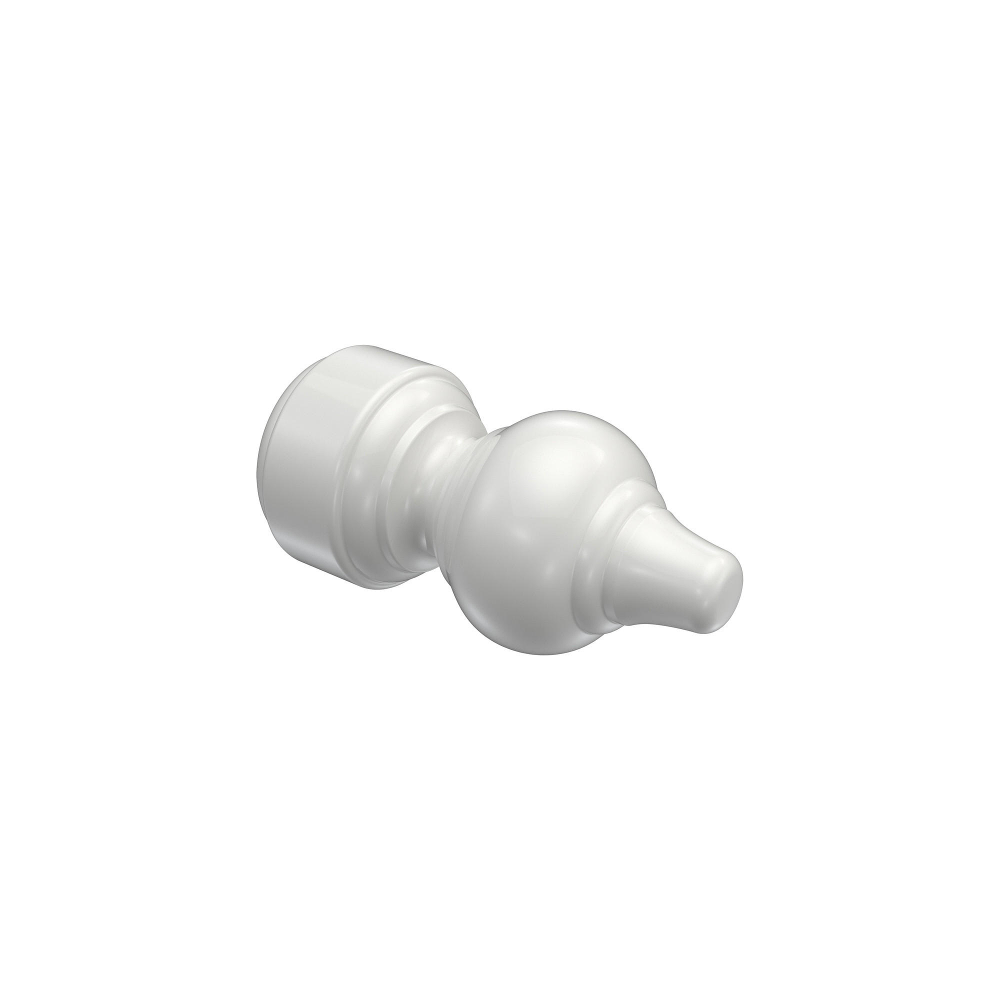Interdeco Endstücke Weiß 8.8x4.3x4.3 cm