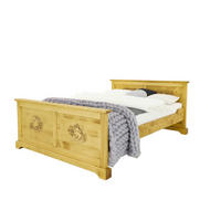 BETT aus Massivholz JAGNA - Honig, Holz (160/200cm) - Seart