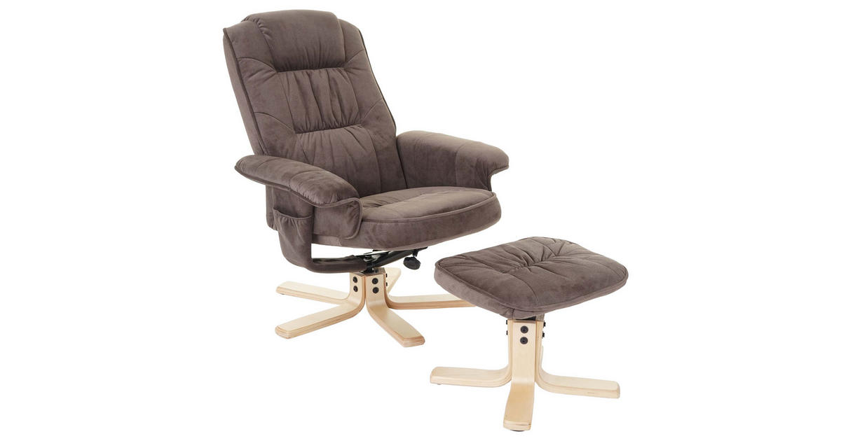 MCW RELAXSESSEL MIT HOCKER Braun jetzt nur online ➤ XXXLutz.de