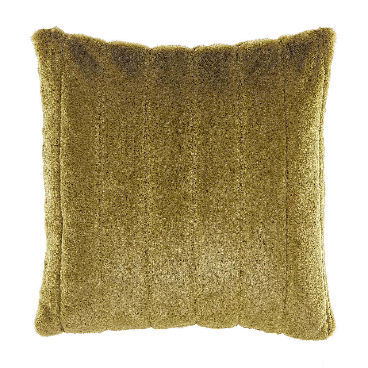 DEKOKISSEN 2er-Set Olivgrün 45/45 cm Pumila - Olivgrün, Textil (45/45cm) - Beliani