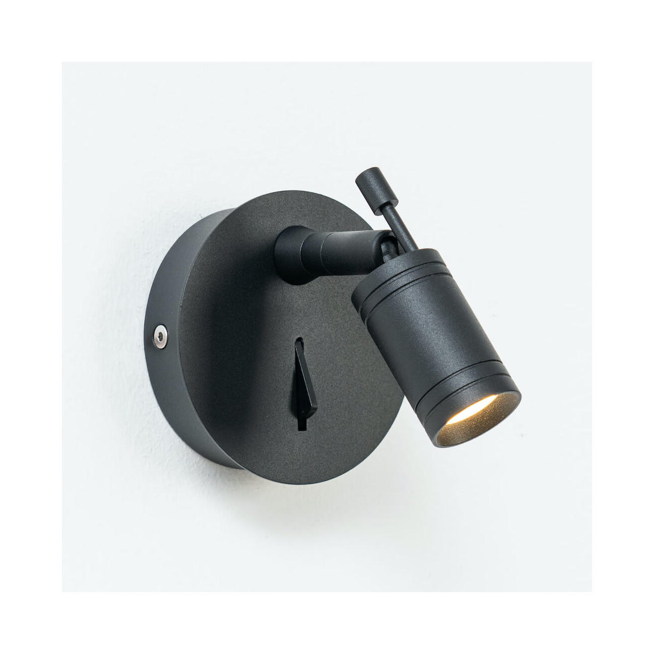 WANDLEUCHTE Minoa, Schwarz, 13cm - Schwarz, Metall (9/9/13cm) - KOSILUM