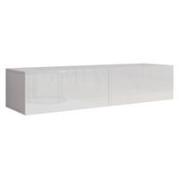 TV-LOWBOARD Vigo 140 - Weiß Hochglanz/Weiß, Holzwerkstoff (140/30/40cm) - MIRJAN24