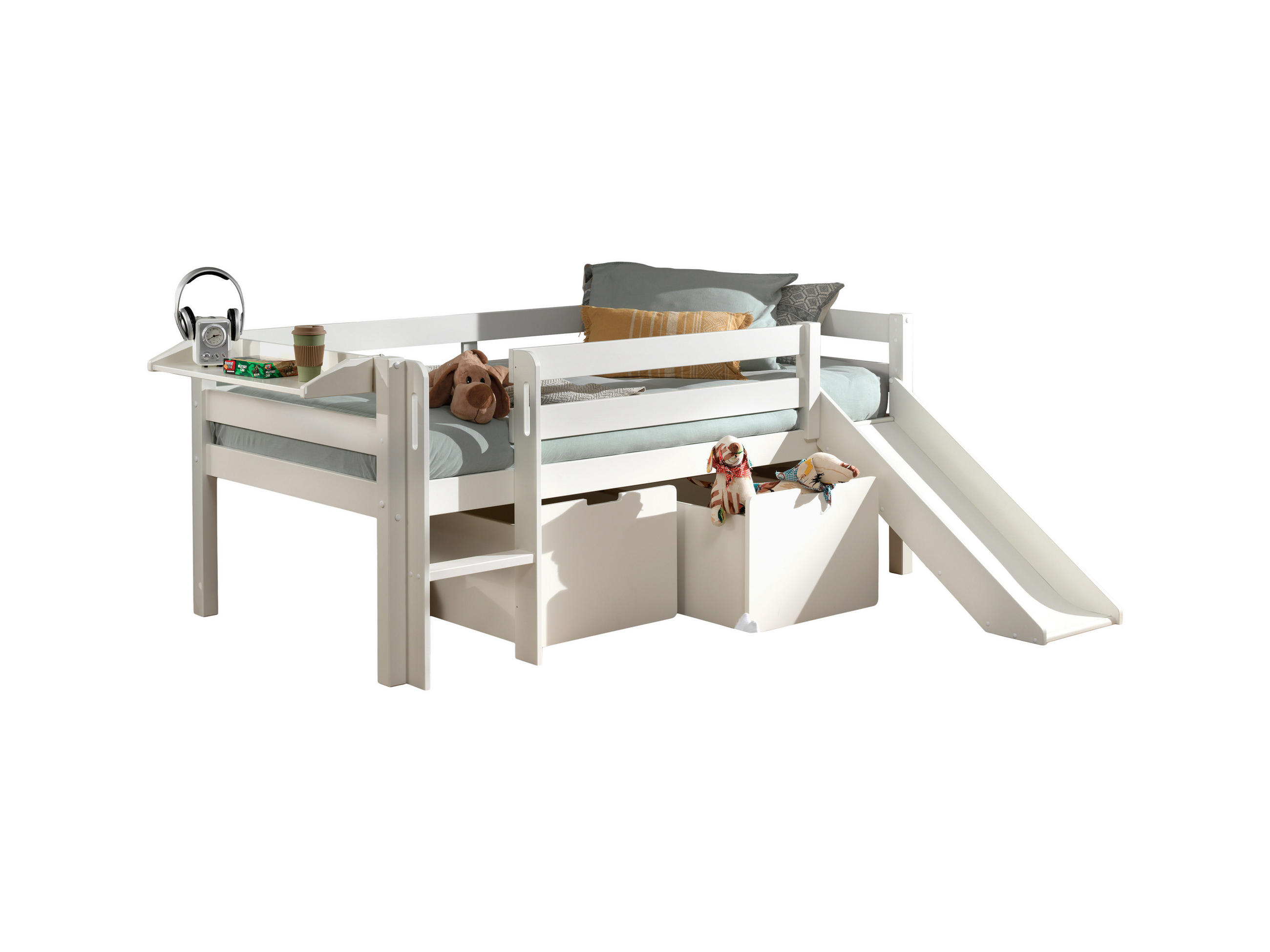 Furnlux Hochbett Weiß