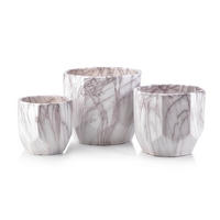 BLUMENTÖPFEN Neva Weiß 25/25/23 cm Keramik - Weiß, Keramik (23cm) - Mondex