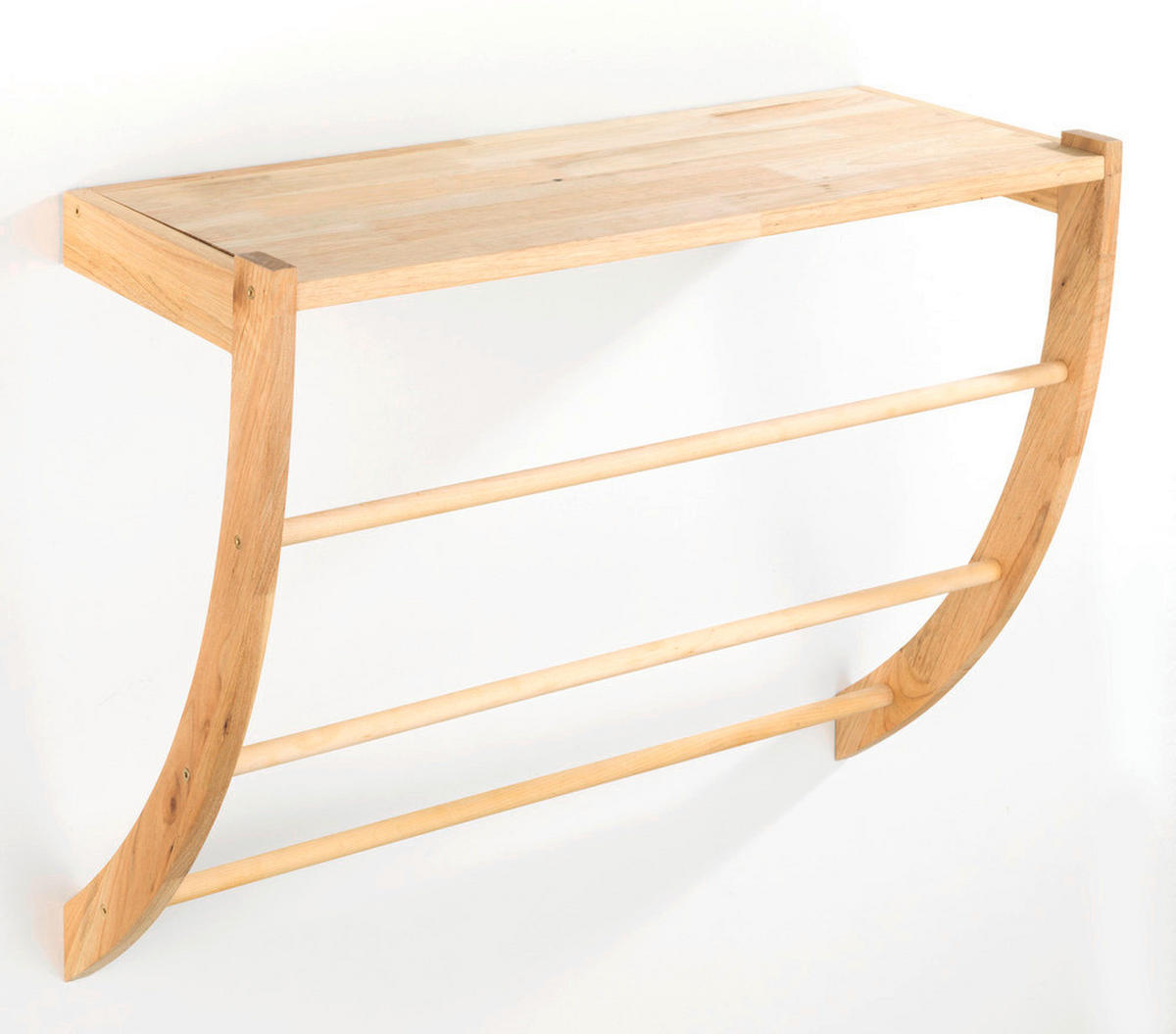 HANDTUCHHALTER Norway - Braun, Holz (60/50/25cm)