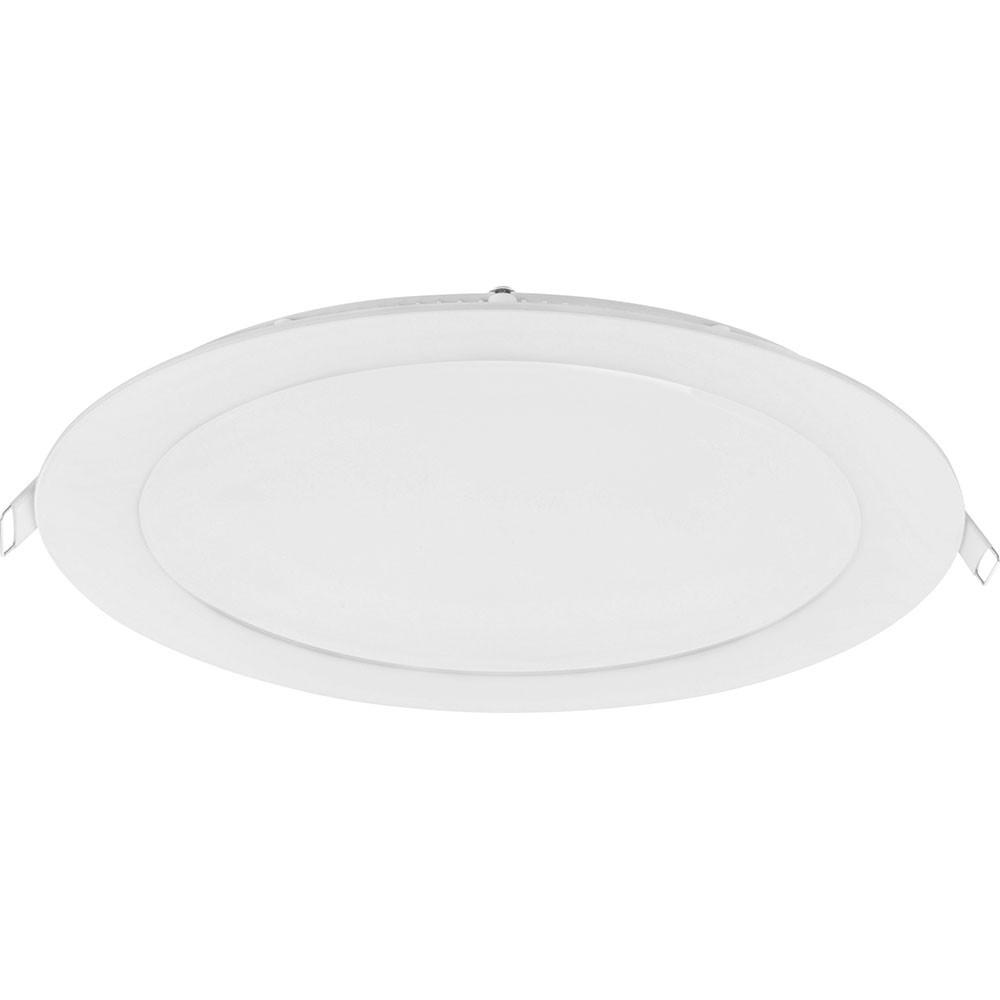 LED DECKENLEUCHTE Flach Weiß Opal - Weiß, Metall (22.5/22.5/2.5cm) - Globo Lighting