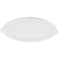 LED DECKENLEUCHTE Flach Weiß Opal - Weiß, Metall (22.5/22.5/2.5cm) - Globo Lighting