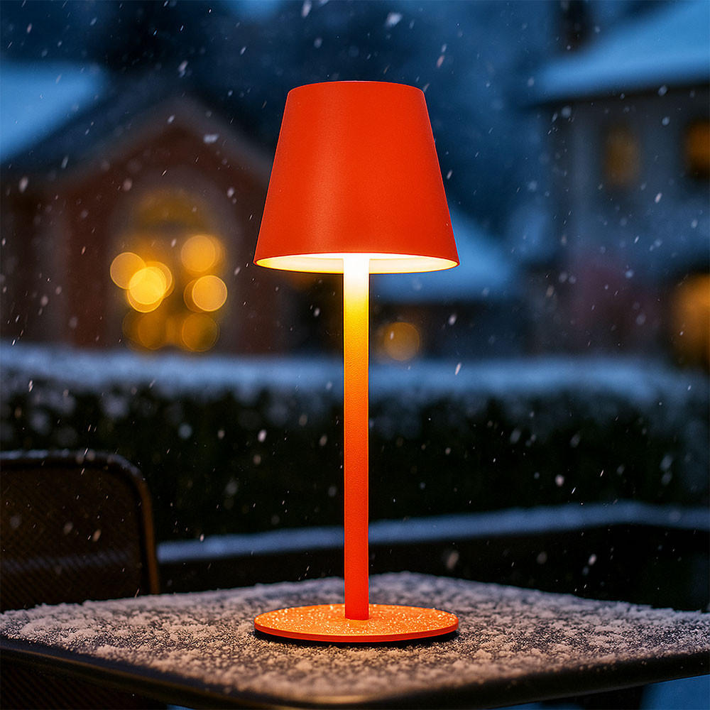 Thumbnail - Globo Lighting Led, Orange, Metall, F, 11.5x36x11.5 cm, Lampen & Leuchten, Außenbeleuchtung, Außenleuchten