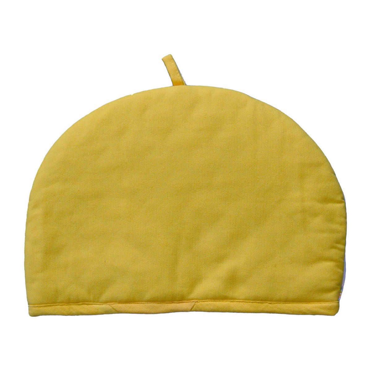 TEA COSY – Stoff-Teewärmer Streifen - Gelb, Textil (36/24/36cm) - Homescapes