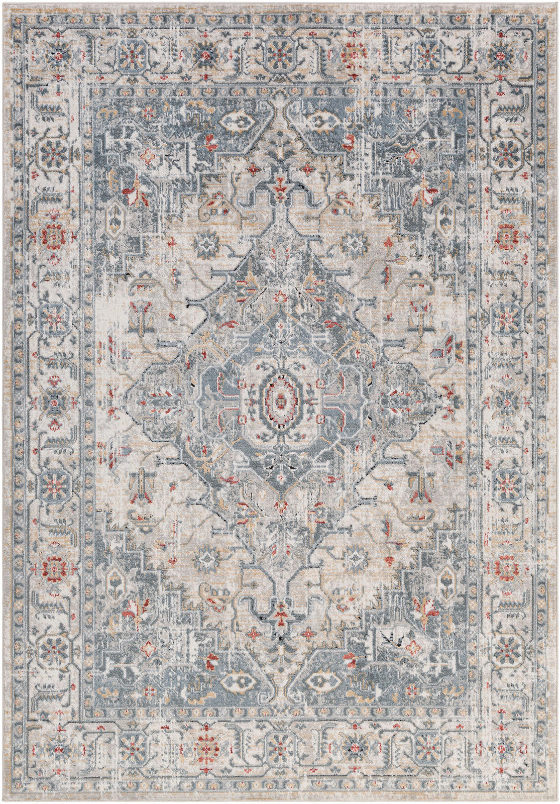 VINTAGE-TEPPICH 160/220 cm Blau - Blau, Naturmaterialien/Textil (160/220cm) - LIVABLISS