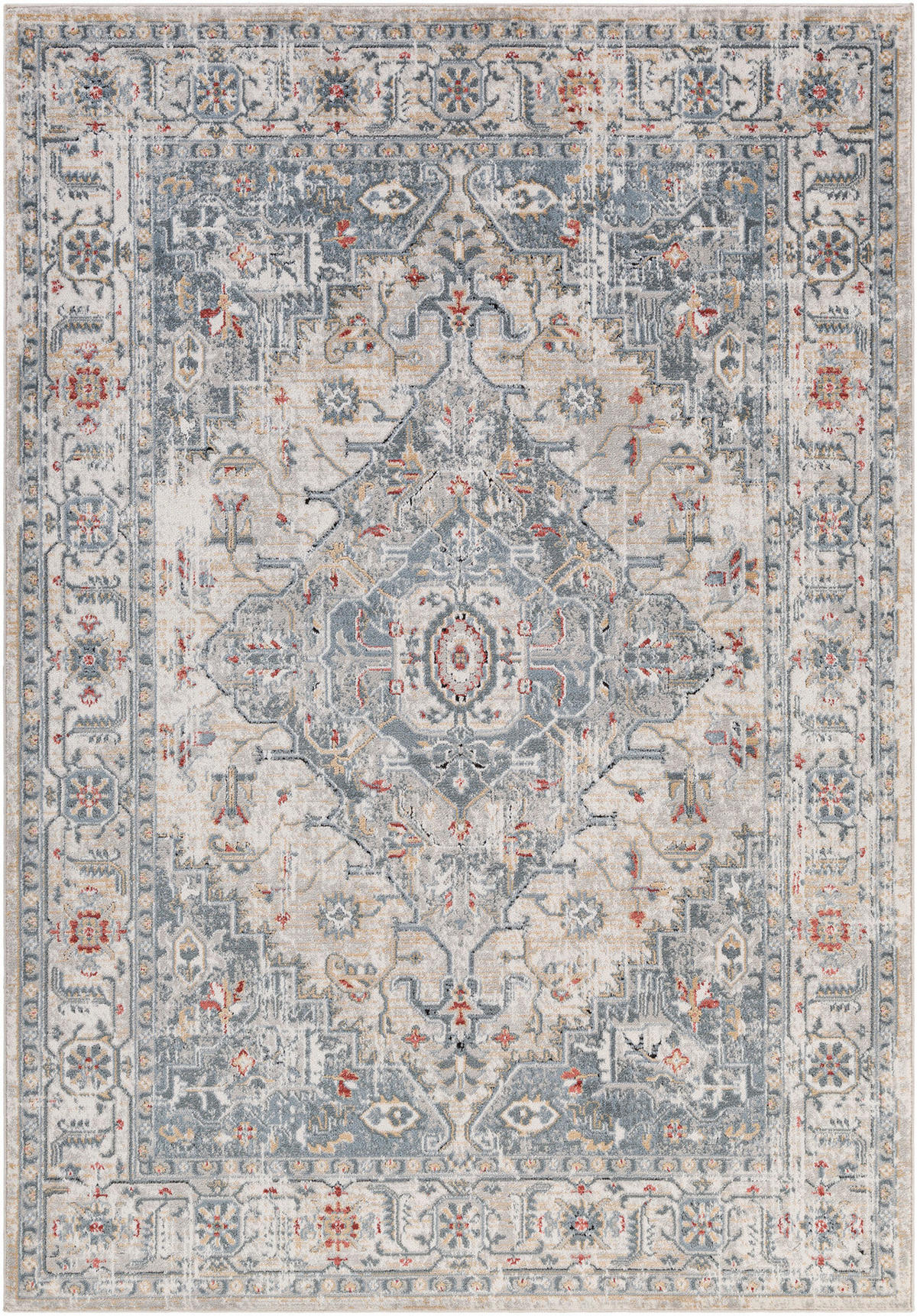 VINTAGE-TEPPICH 160/220 cm Blau - Blau, Naturmaterialien/Textil (160/220cm) - LIVABLISS
