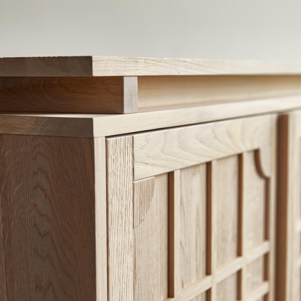 ANRICHTE Bodi Natur aus Eiche - Naturfarben, Holz (220/95/50cm) - Tikamoon