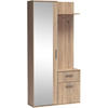 GARDEROBE LUXOR - Sonoma Eiche, Holzwerkstoff (97/195/30cm) - Meblini