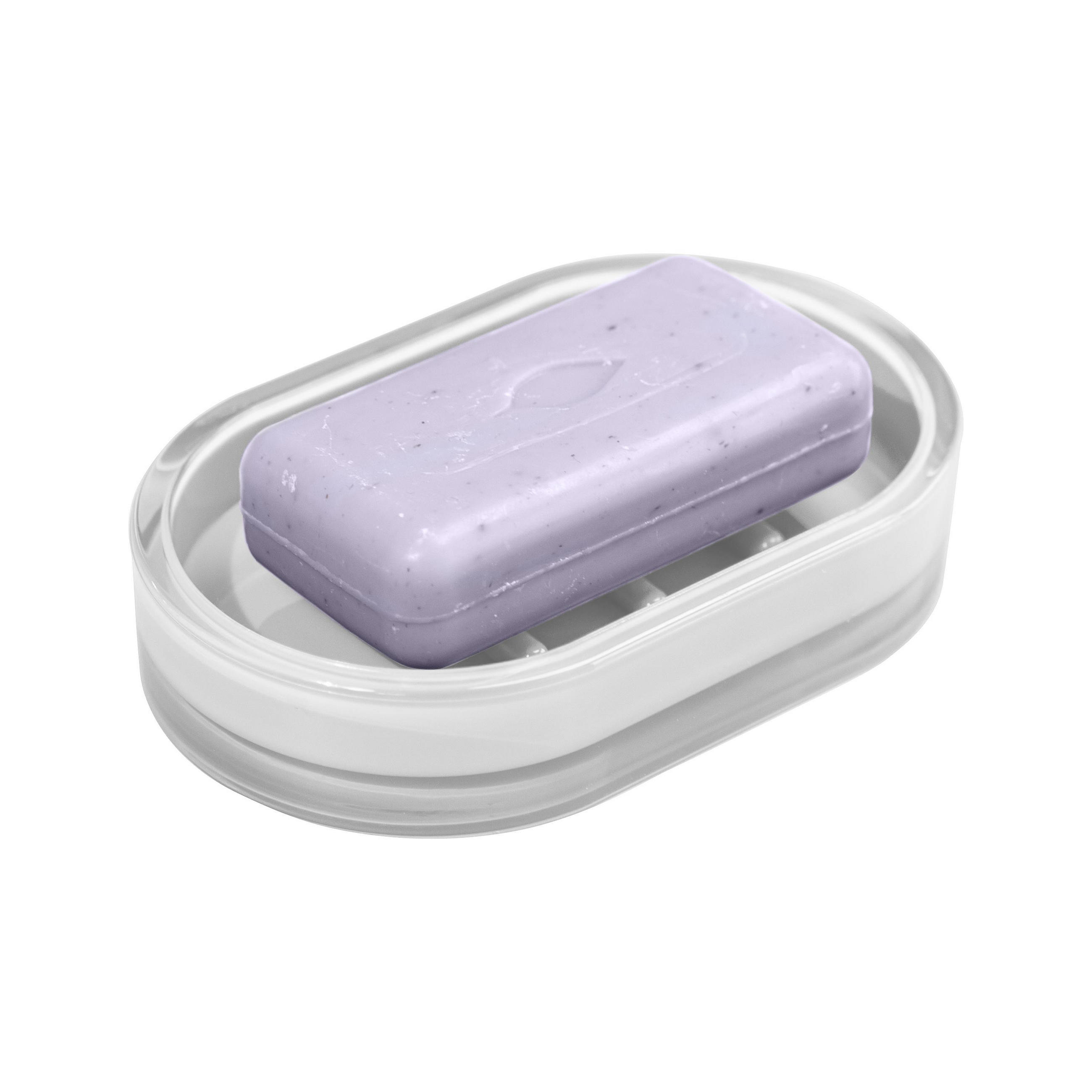 SEIFENSCHALE SAVONA, weiß - Weiß, Kunststoff (13/2.5/8.2cm) - bremermann