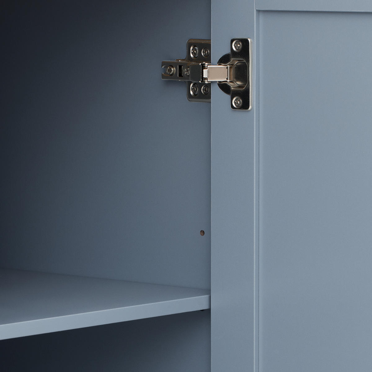 KÜCHENINSEL 125.5-187.5x71x93 cm Blau mit LED-Beleuchtung & Ladestation - Blau, Holzwerkstoff (187.5/93/71cm) - Modfu