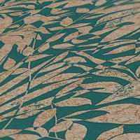 VLIESTAPETE Grün 53/1005 cm - Goldfarben, Textil (53/1cm) - KUNSTLOFT