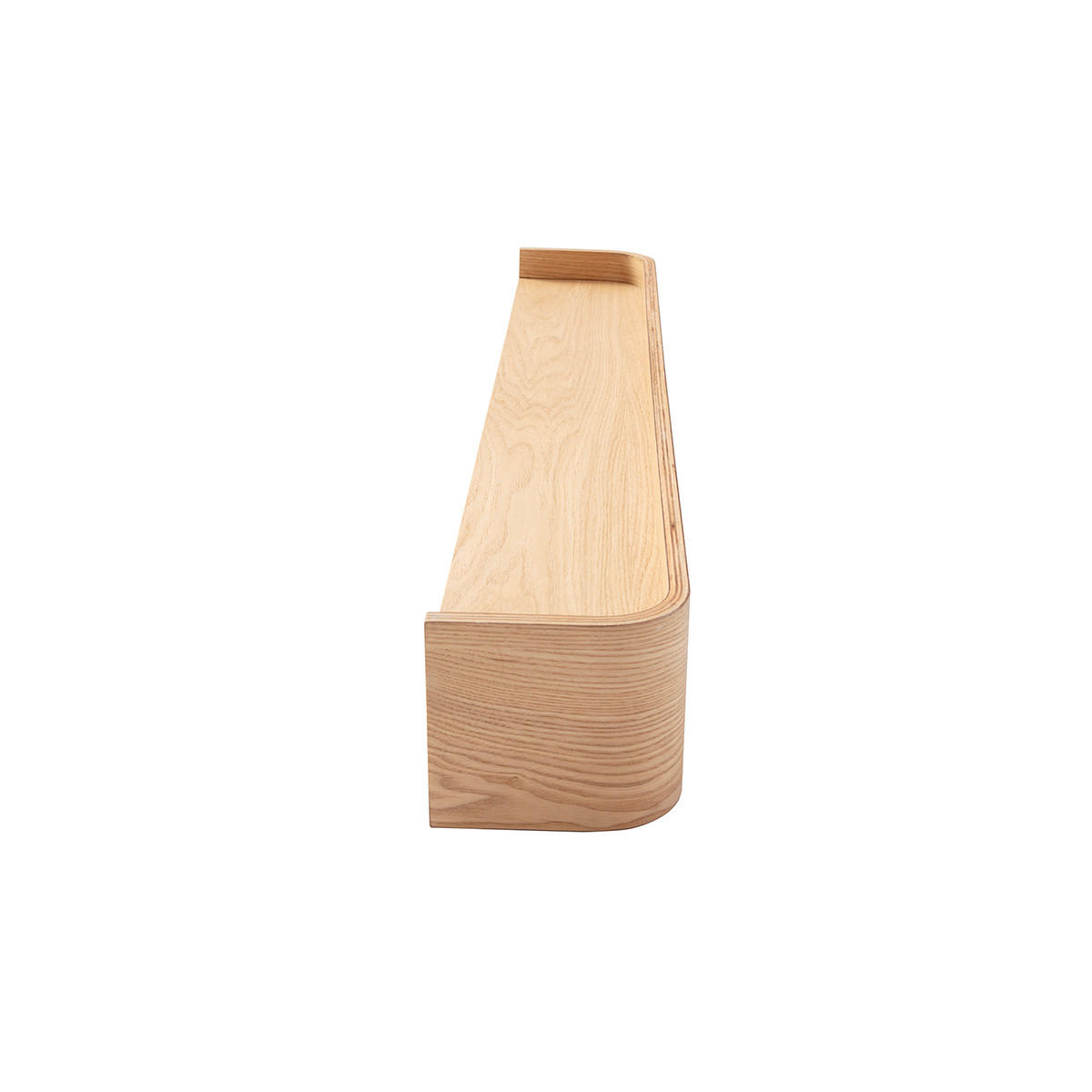 WANDREGAL Holz Esche L90 HOPE - Hellbraun, Holz (15/13/90cm) - Miliboo