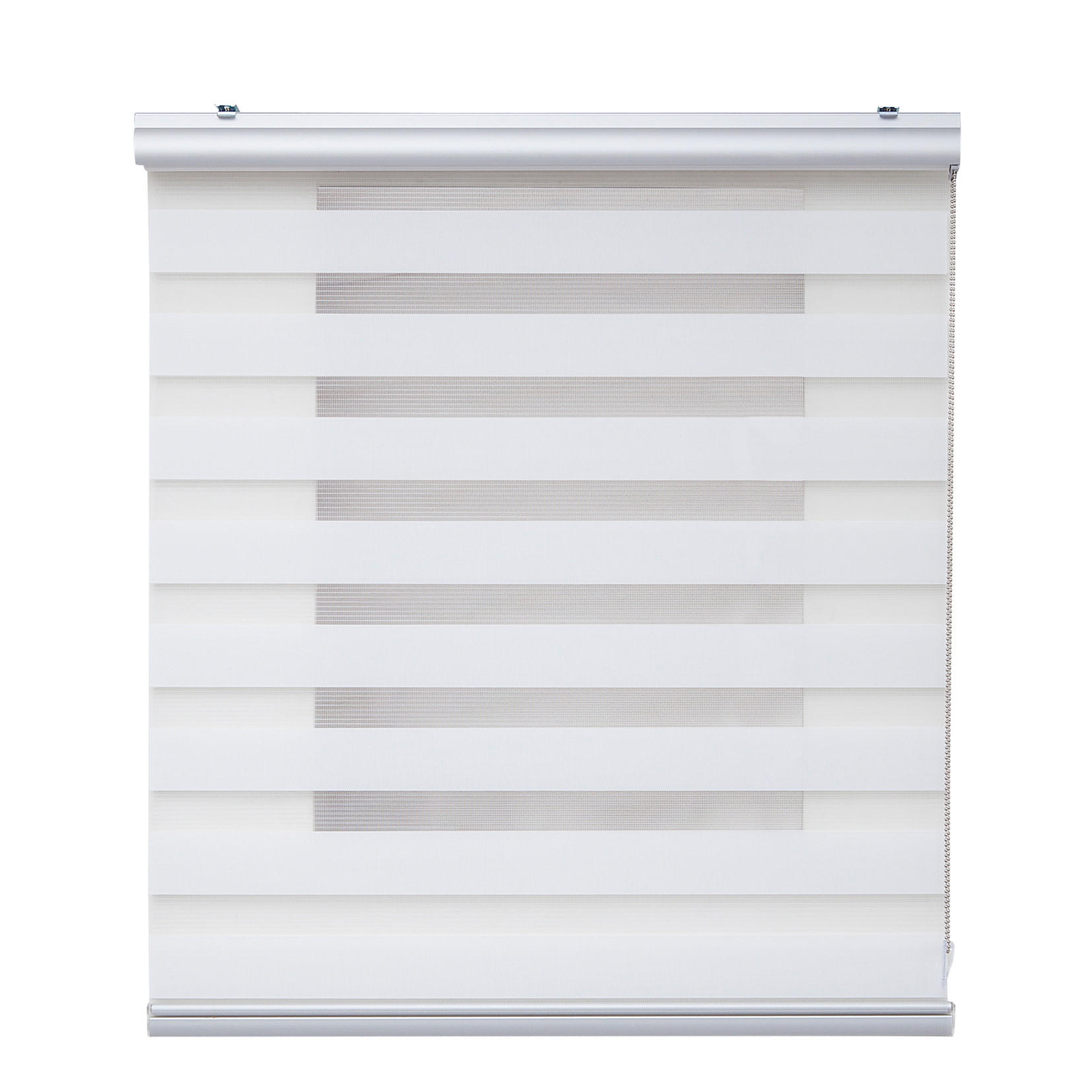 DOPPELROLLO Weiß 80x250 cm - Weiß, Kunststoff (80/250cm) - STORESDECO