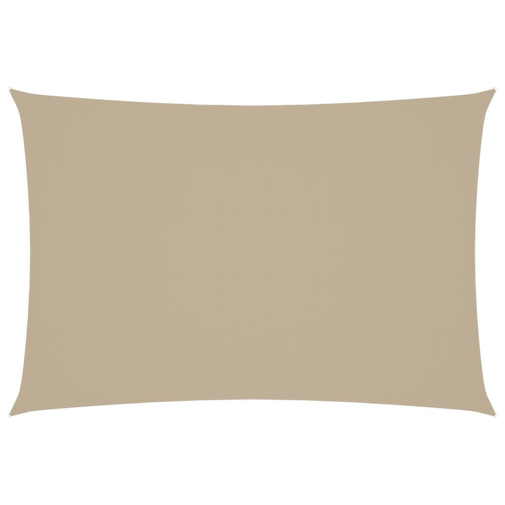 SONNENSEGEL Oxford-Gewebe Rechteckig 2,5x4,5 m Beige - Beige, Textil (450/250cm) - furnicato