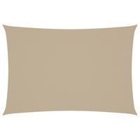 SONNENSEGEL Oxford-Gewebe Rechteckig 2,5x4,5 m Beige - Beige, Textil (450/250cm) - furnicato
