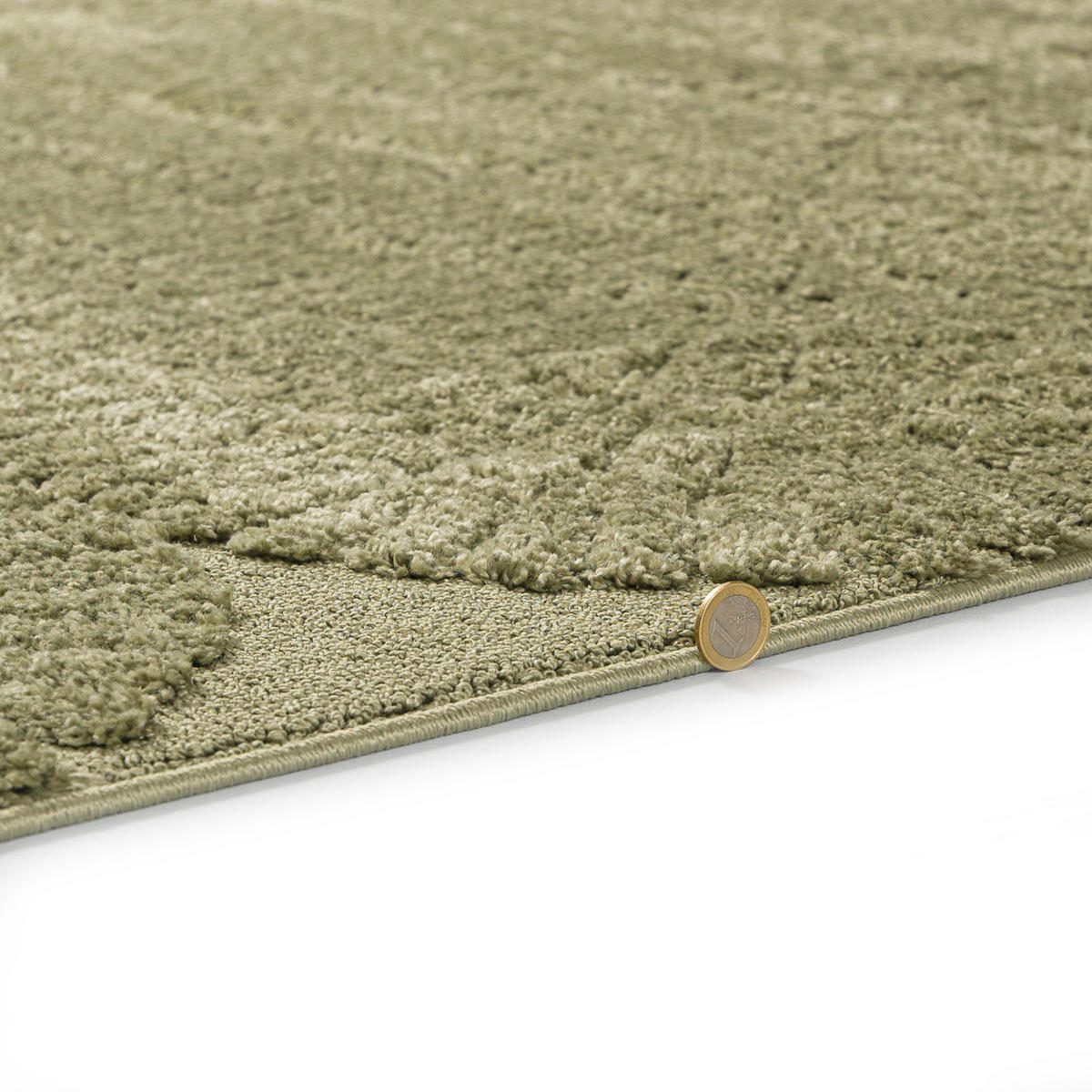 TEPPICH Grün Geometrische, Moderne, Bögen - 140 x 200 cm - Hellgrün/Grün, Textil (140/200cm) - Mazovia