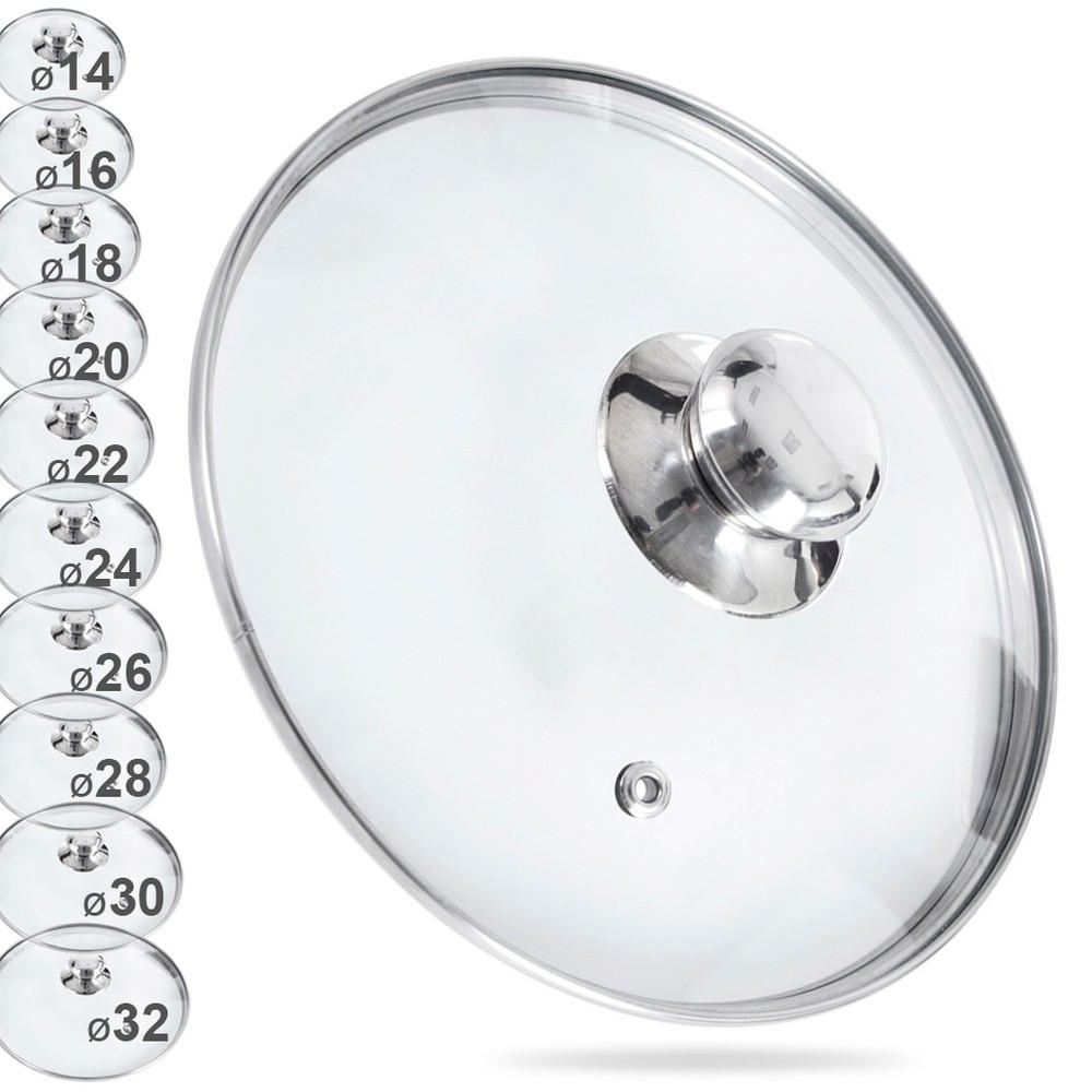 GLASDECKEL Universal transparent - Klar, Glas (24/24/5cm) - Orion 